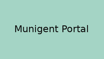 Munigent Portal Mockup