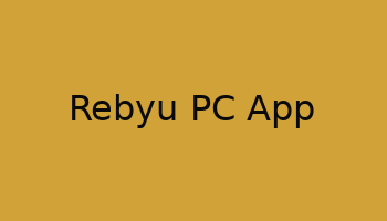 Rebyu PC App Mockup
