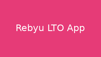 Rebyu LTO App Mockup