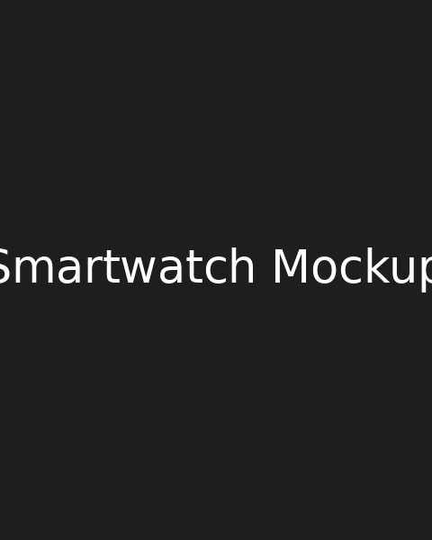 Smartwatch Mockup